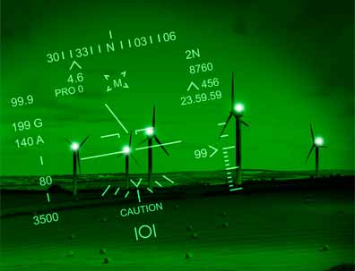 Infrared warning lighting for wind turbines
